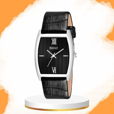 Reboot REBOOT 111 SLIM INVINCIBLE PLUS BLACK DIAL WATCH New Range 111 Slim Invincible Plus Black Dial Watch Analog Watch  - For Men & Women