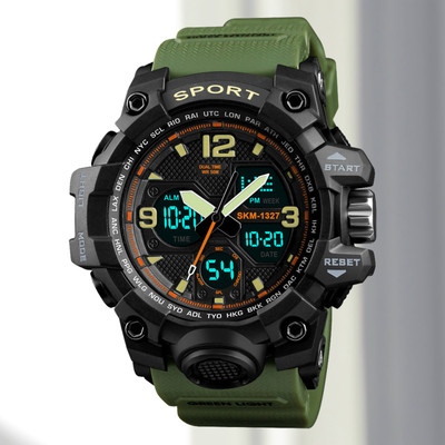 Harbor 1327 Green The 1327 men’s sports watch in green is built for any challenge Analog-Digital Watch  - For Men