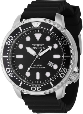 INVICTA 44834 Pro Diver Quartz Black Dial Analog Watch  - For Men
