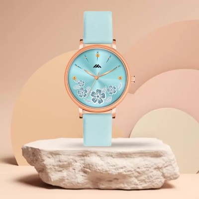 ETLIS MT-520 Modern Floral Dial Analog Watch  - For Women