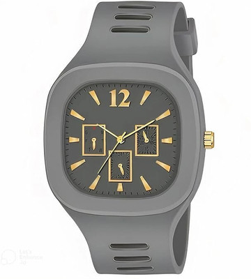 RealBuff Grey miller Gochote Grey Dial Miller Watch For Boys & Mens (Pack of 1) Analog Watch  - For Men & Women