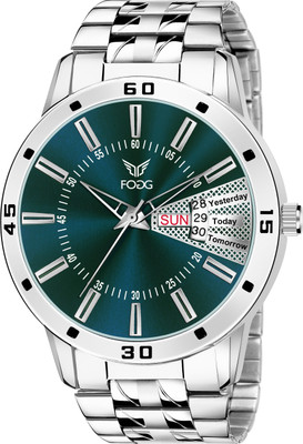 FOGG 2038-OLIVE 2038-OLIVE DAY & DATE Analog Watch  - For Men