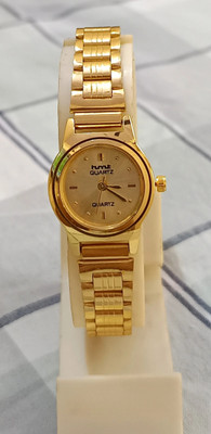 house of common Women's watches gold colour daily use waterproof watch for women Analog Watch  - For Women