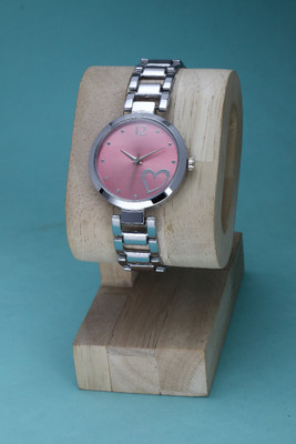 ZANZEER Party-Wedding Look Bright Color Dial Silver Metal Chain Party-Wedding Look Bright Color Dial Silver Metal Chain Analog Watch  - For Girls