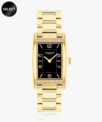COACH Reese Coach Reese Qtz Basic Black Rectangle Dial 's / Analog Watch  - For Women