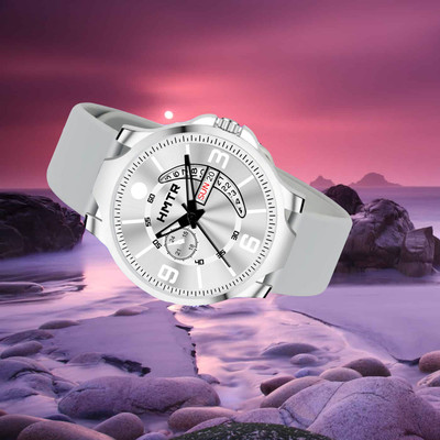 HMTr HMTR-1481402-ICE Silver Lightweight and Comfortable Silicon strap analog watch for Boys Analog Watch  - For Men