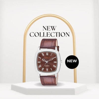 house of common Beautiful Hrrit Classic Trending Square Wrist Analog Watch  - For Men