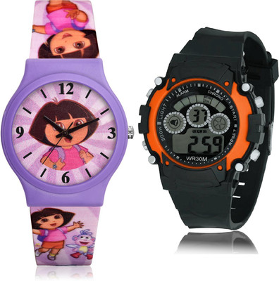 TIMOXIDE CM719-B4 Analog-Digital Watch  - For Girls