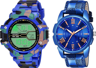 Brostin Trending Design Analog-Digital Men's Combo Watches Analog-Digital Watch  - For Men