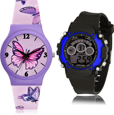 TIMENTER CM706-B2 Analog-Digital Watch  - For Girls