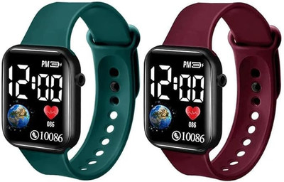 KIMY Kids' sports watch: good quality silicone LED digital display The most recent and cutting-edge design for a black LED display. Digital Watch  - For Boys & Girls