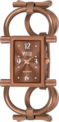 YOUTH CLUB BRSQ-146 SIL FAB SQUARE DAIL Analog Watch  - For Girls