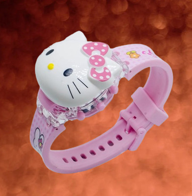 SHREESHAYAMTRADER Hello Kitty Watch For Grils Digital Watch  - For Girls