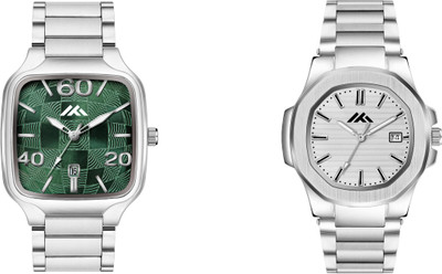 Comapct Entarprise MT-801_MT-810 New Trandy Analog Classique Dial Silver Strap Quartz Watch Analog Watch  - For Men