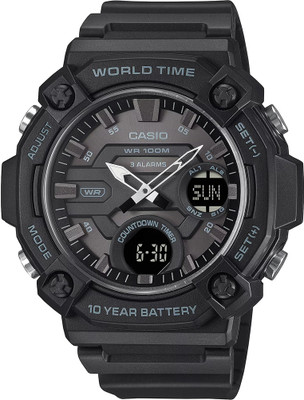 CASIO AEQ-120W-1BVDF Youth Analog-Digital Watch  - For Men