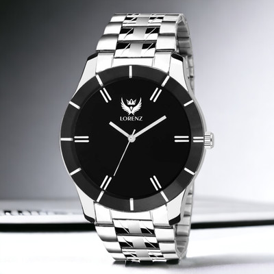 LORENZ MK-1066A LORENZ Casual Fit Black Dial Men's Analog Wrist Watch- 1066A Analog Watch  - For Men