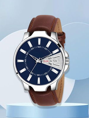Trex 07 Slim Stylish Casual Look Roman Number Dial Leather Strap Analog Watch  - For Men