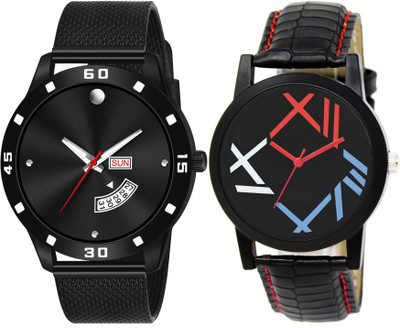 Naavli LR12_Combo_LR73 Analog Watch  - For Men & Women