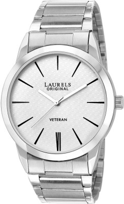 LAURELS OBIT Silver Stainless Steel Silver Classic Dial Men's & Boy's Analog Watch  - For Men