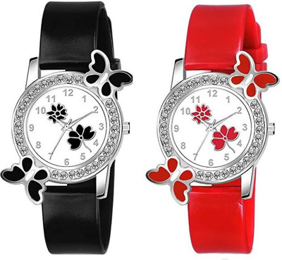 RIDHHANAL new bf blk&red Analog Watch  - For Women
