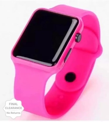HF Haifun Pink LED SQUARE LED DIGITAL WATCH BEST LOOK FOR YOUR LIFESTYLE FOR MEN & BOYS Digital Watch  - For Boys & Girls