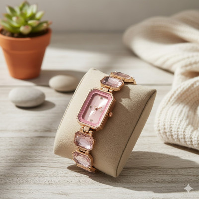 Moover SLXRYwtc-PINK-J1 Analog Watch  - For Women