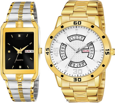 Caihong TT-Black-Gold-22 Analog Watch  - For Men
