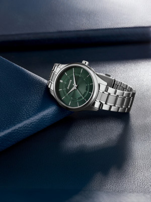 SONATA Sonata 2.0 Quartz Green Dial Silver Stainless Steel Strap Watch Analog Watch  - For Men