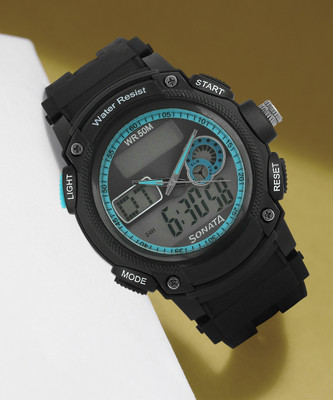 SONATA NP7989PP01 SF Ocean Series Analog-Digital Watch  - For Men