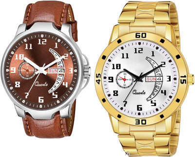 Caihong BRN-18-AND-GOLD-19 Analog Watch  - For Men