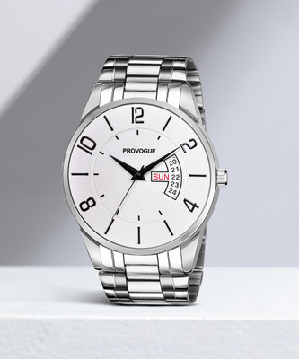 PROVOGUE PRV-210-WHITE Working Day and Date Analog Watch  - For Men