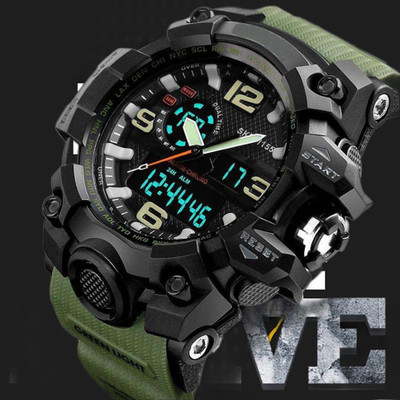 otage 1155 Green 1155 Green Analog-Digital Watch  - For Men