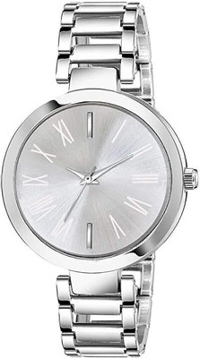 SHURAI white dial watch for women WHITE DIAL AND SILVER STRAP FOR GIRLS Analog Watch  - For Women