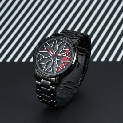 Spinner Men’s Rotating Wheel Dial Analog Watch A36 Rotating Analog Watch-36 Analog Watch  - For Men