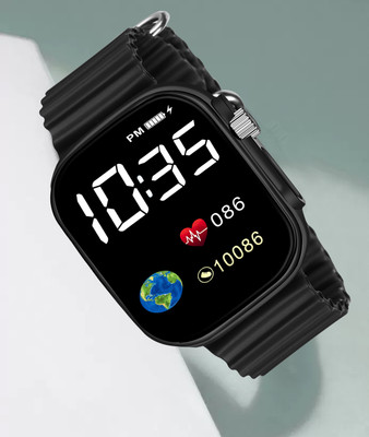 FADISO Ultra Watch Black Square Led Most Selling Latest Trending Silicone Strap Digital Watch  - For Boys & Girls