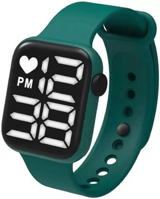 HF Haifun New Generation Black LED Display Top Latest Design In Market Digital Watch  - For Boys & Girls