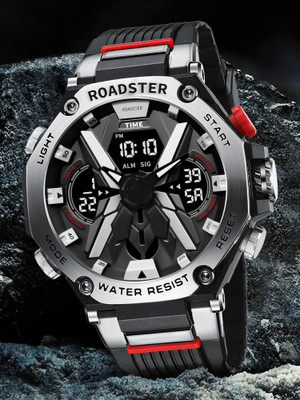 Roadster Waterproof Multi-Functional Wrist Analog-Digital Watch  - For Men