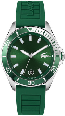 LACOSTE Tiebreaker Lacoste Tiebreaker Qtz Basic Calendar Green Round Dial Men's Watch / Analog Watch  - For Men
