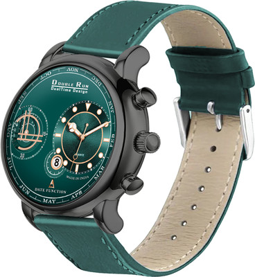 DoubleRun Analog Watch  - For Men