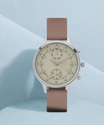 Fastrack NP6208SL02 Ruffles Analog Watch  - For Women