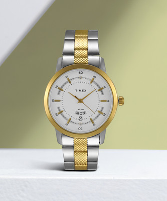 TIMEX Silver-Dial Analog Watch  - For Men