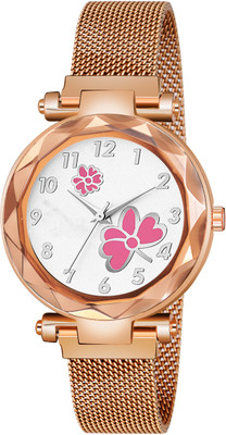 Csamon 315 Maganet Designer Fashion Wrist Analog Watch  - For Girls