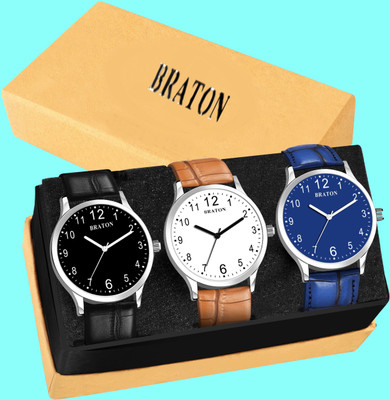 BRATON Analog Watch COMBO WATCH FOR MEN&BOYS Analog Watch  - For Men