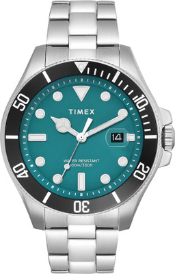 TIMEX TWEG27003 TIMEX TREND Green Round Dial Analog Watch  - For Men