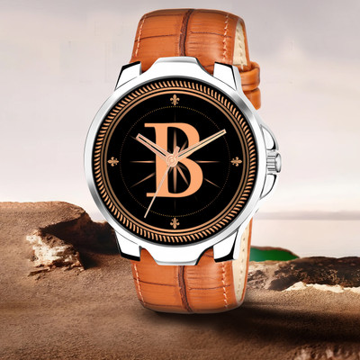 Red Robin ALPHA-B-3K-SIL-TEN-CRL-1 Alpha Heritage Collection A Brown Strap Watch for Man & Boys Analog Watch  - For Men
