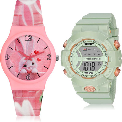 TIMOXIDE CM717-DG35 Analog-Digital Watch  - For Girls