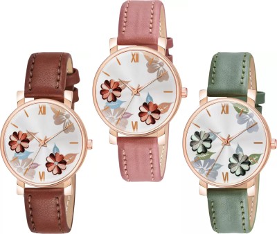 frozil Watch For Womens and Girls Pack Of 3 Watches Analog Watch  - For Women