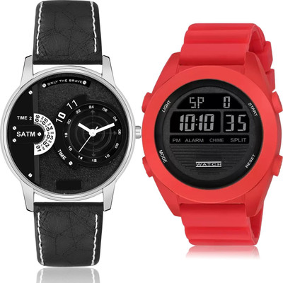 TIMETRANSELEVATE BM37-DG84 Analog-Digital Watch  - For Men