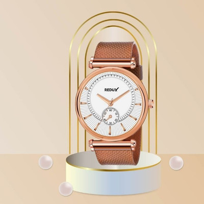 REDUX MW-351_NEW New Range White Dial Synthetic Leather Water Resistant Formal Analog Watch  - For Men