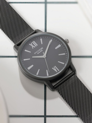 SONATA Poze Gun Strap with Grey Dial Analog Watch  - For Men